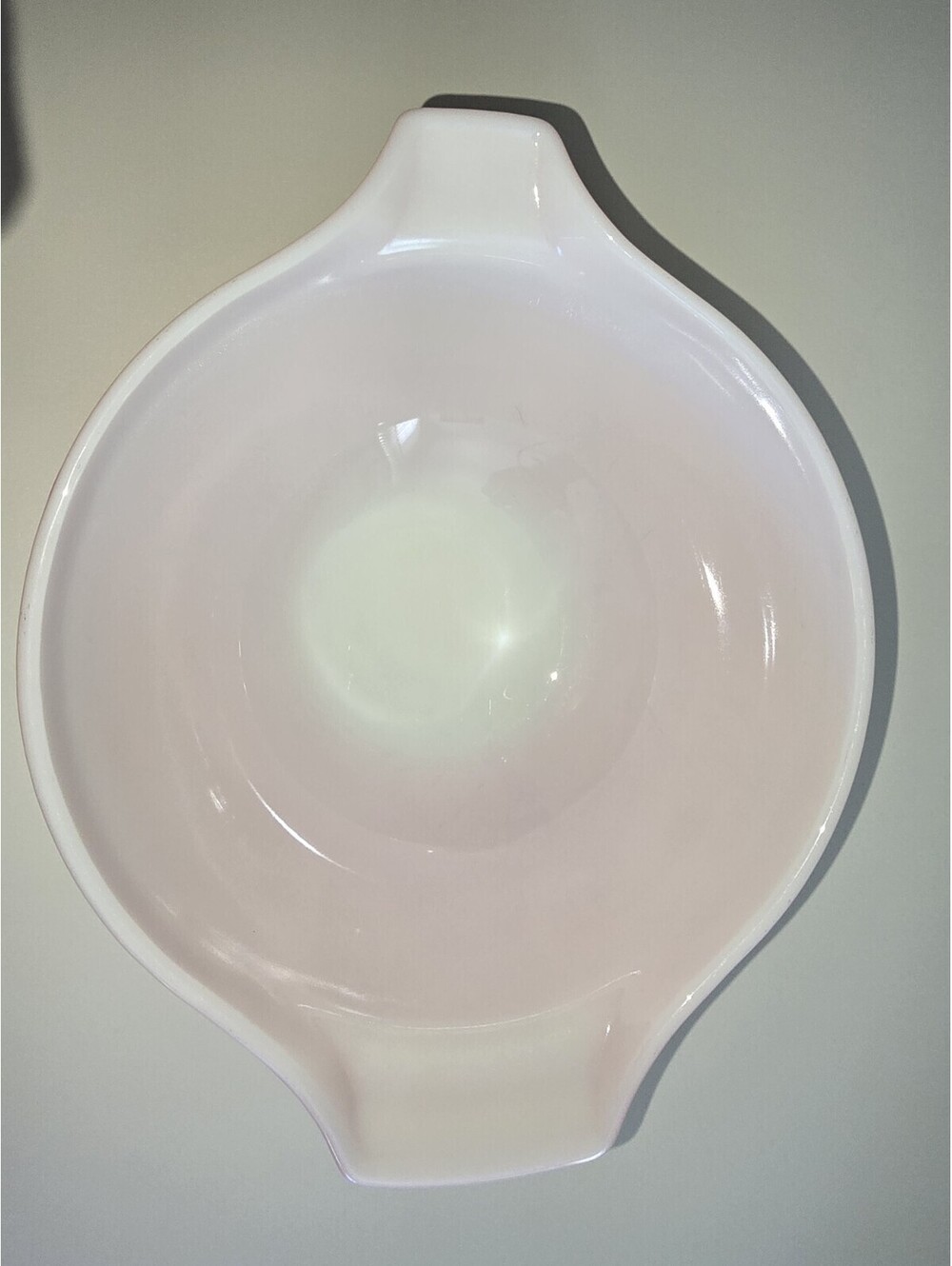 Vintage Pyrex Pink Gooseberry Cinderella Bowl #442 1 1/2 Quart READ DESCRIPTION